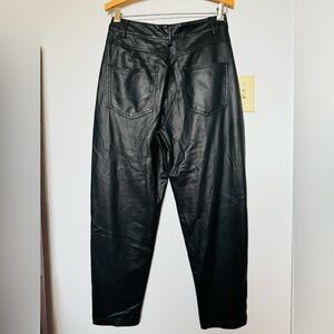 Zara faux leather pants